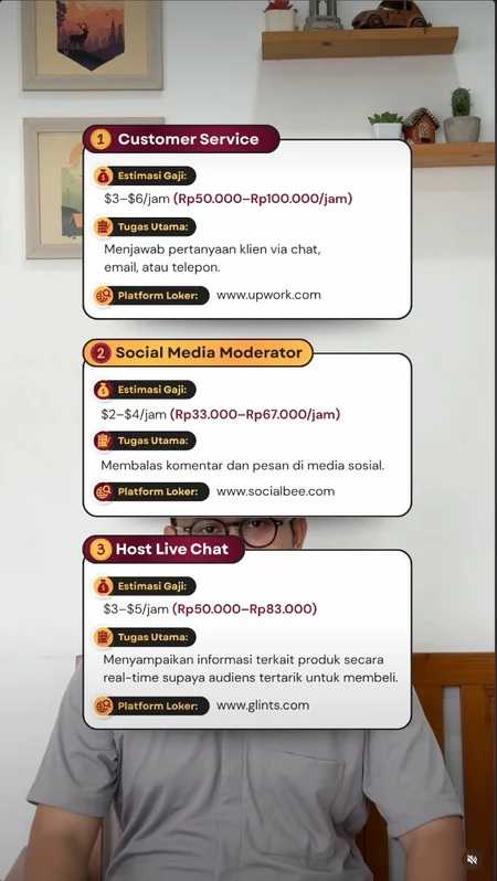 Reel tips frame: 3 remote jobs with pay